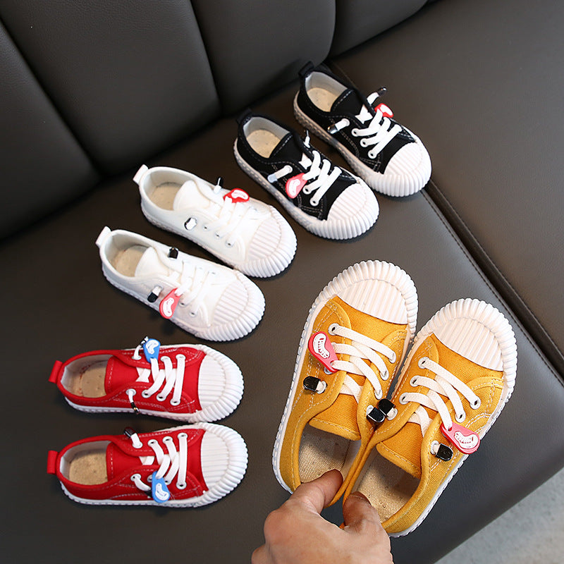 Kids' candy-colour canvas shoes – photo 1