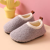 Kids' fleece-lined non-slip cotton slippers – photo 8