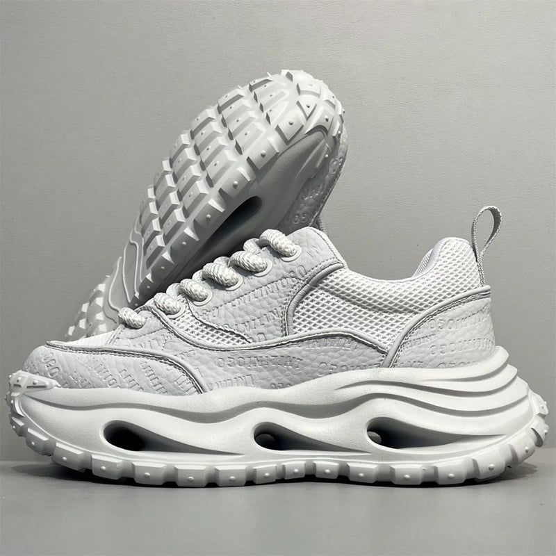 Men's hollow-out platform dad sneakers – photo 4