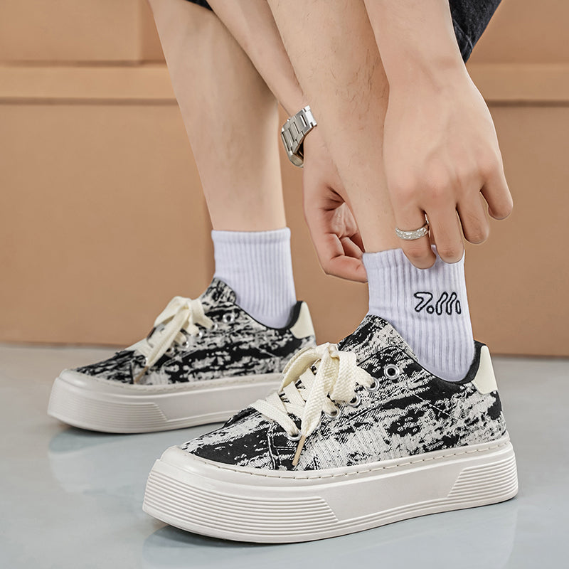 Men's canvas platform skate sneakers – photo 3