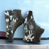 Women's camo canvas platform sneakers – photo 5