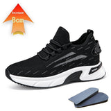 Men's hidden-height mesh platform running shoes – photo 3