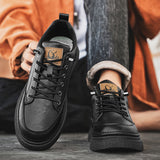 Men's waterproof leather high-top sneakers – photo 2