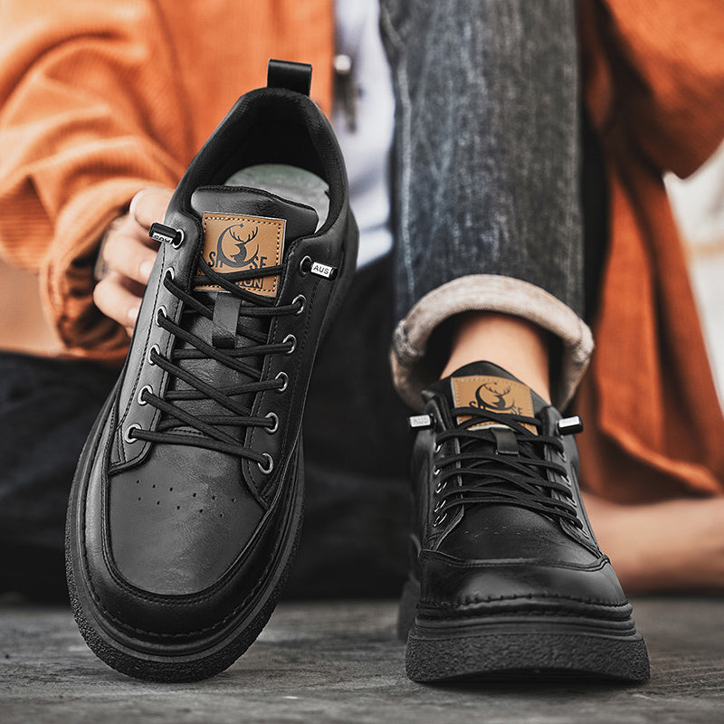 Men's waterproof leather high-top sneakers – photo 2
