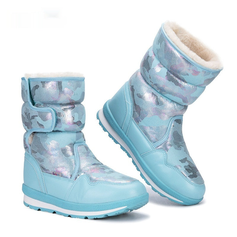 Kids' waterproof fleece-lined winter shoes – photo 6