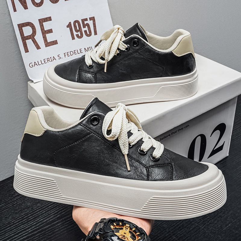 Men's chunky flat breathable skate sneakers – photo 1