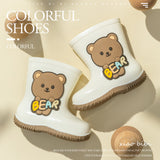 Kids' cute bear rain shoes – photo 5