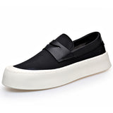 Men's hollow-out canvas platform sneakers – photo 3