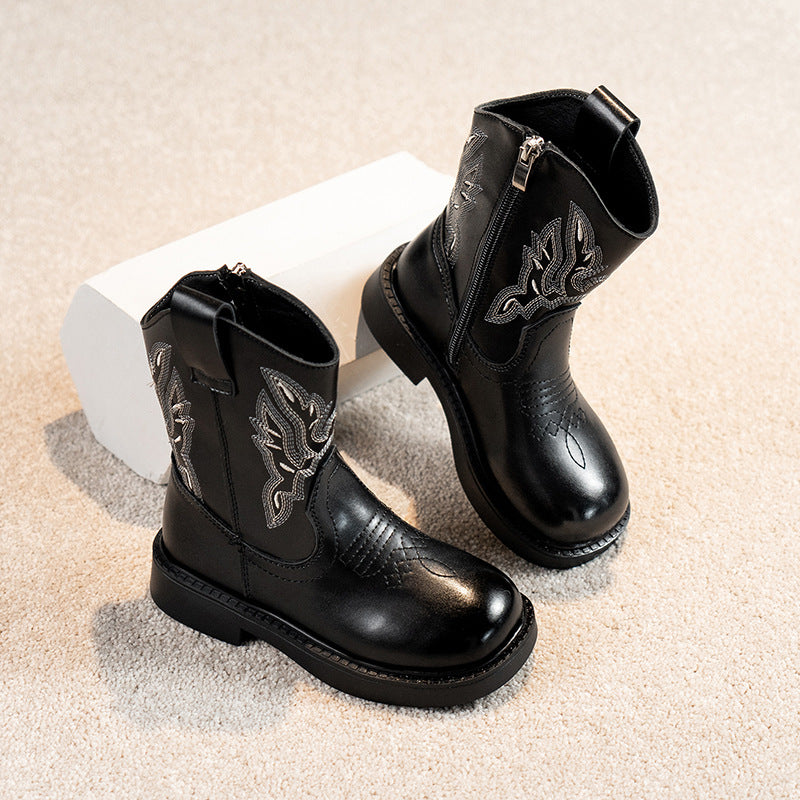 Girls' embroidered Martin boots – photo 7