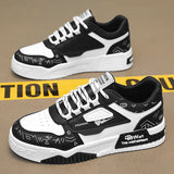 Men's panda black and white waterproof skate sneakers – photo 1